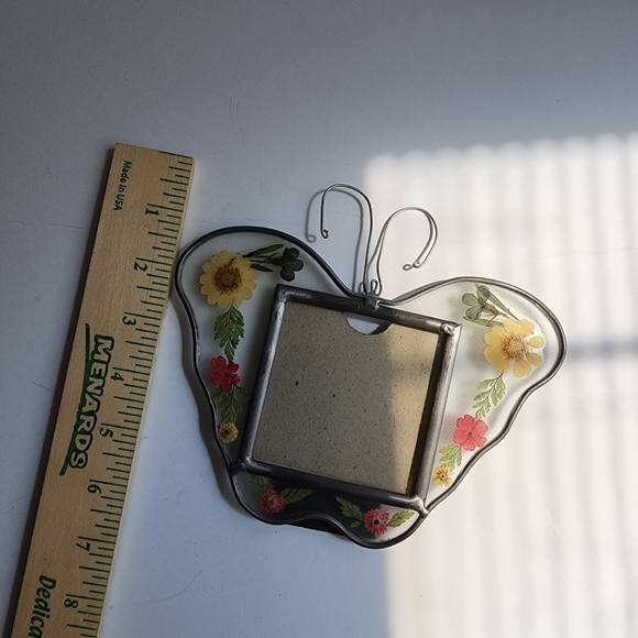 Pressed flower butterfly frame vintage - Picture 8 of 12